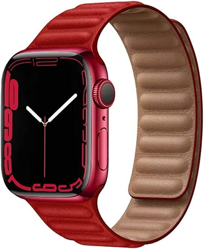 Correas Magnética Cuerina Para Apple Watch Todas Las Series