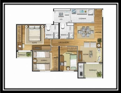 Imagem 5 de 5 de Apartamento Residencial À Venda, Parque São Lucas, São Paulo. - Ap0756
