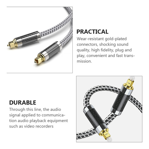 Cable Óptico De Audio Digital Cable De Audio De 1 M Para Mon