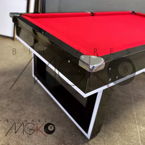 Mesa P/ Sinuca Bilhar Com Gaveta + 4 Tacos E Jogo De Bolas