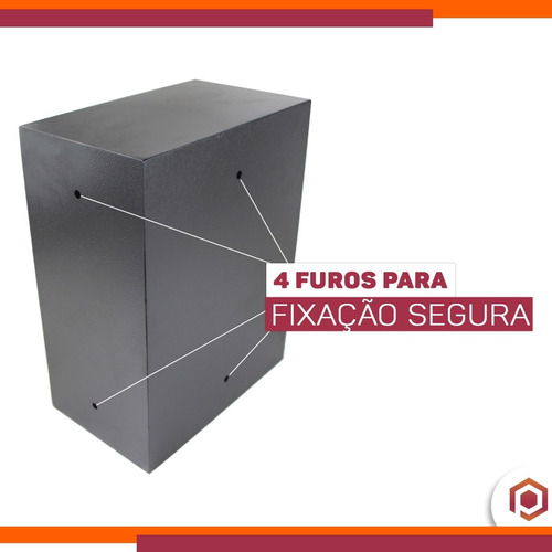 Imagem 7 de 10 de Cofre Eletrônico Digital Notebook 43x33x20 Laptop Residência
