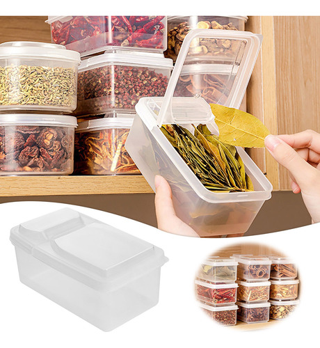 Caja De Almacenamiento Para Especias, Pimienta Y Chile Seco,
