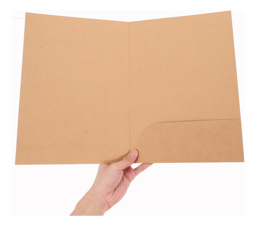Carpeta De Archivo Simple A4 De Papel Kraft, 10 Unidades, Ra