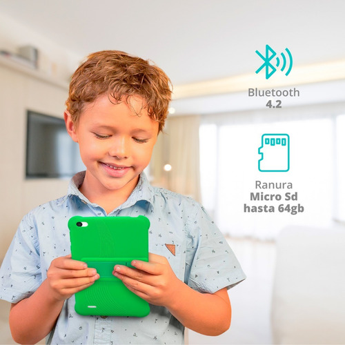 Tablet Tabi EUTB-758 Kids 7" 32GB color verde 2GB de memoria RAM
