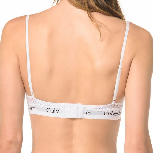 Imagem 2 de 2 de Sutiã Com Bojo Calvin Klein Underwear Ribana Com Renda Luc11