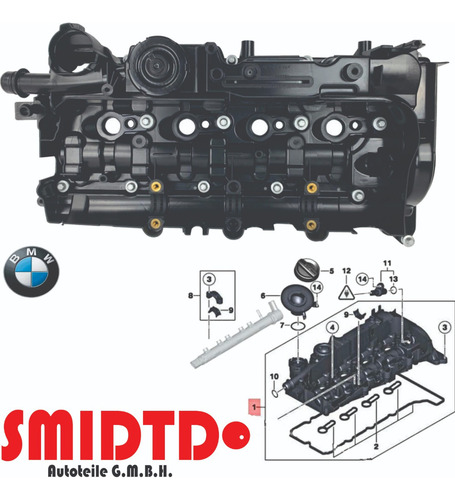 Tapa Punterìas Pcv Y Juntas Bmw Serie 3 E90 2.0l 2004-2011