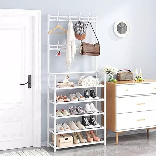 Rack Metálico Zapatera Perchero Zapatero Sencillo