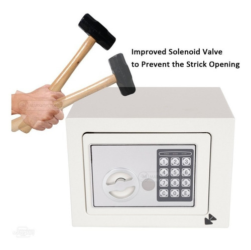Imagen 5 de 7 de Caja De Seguridad Teclado Digital Electrónica Mecánica 4.2 L