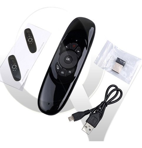 Control Remoto Air Mouse Smart Tv Inalámbrico Con Teclado