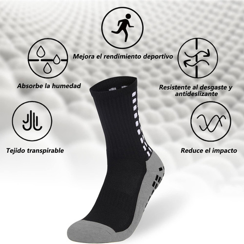 De 8 Pares De Calcetines Deportivos Antideslizantes De