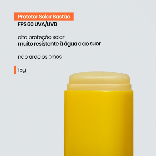 Protetor Solar Bastão Fps 60 Sallve 15g
