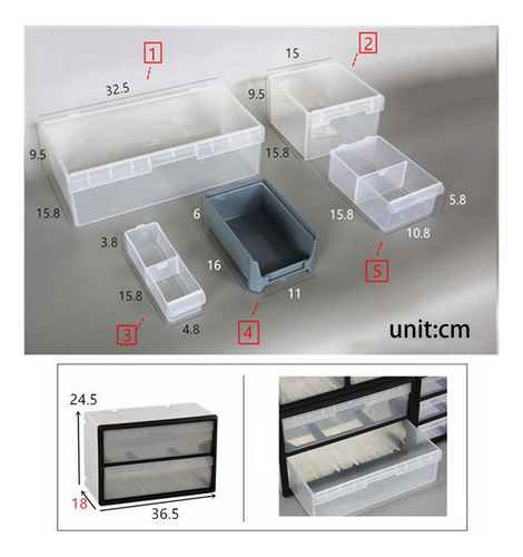 Organizador De Cajones Para Almacenamiento De 4 Cajones