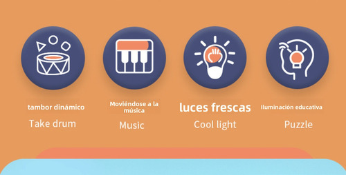 Juguete De Batería Jazz Para Niños Instrumento Educativo