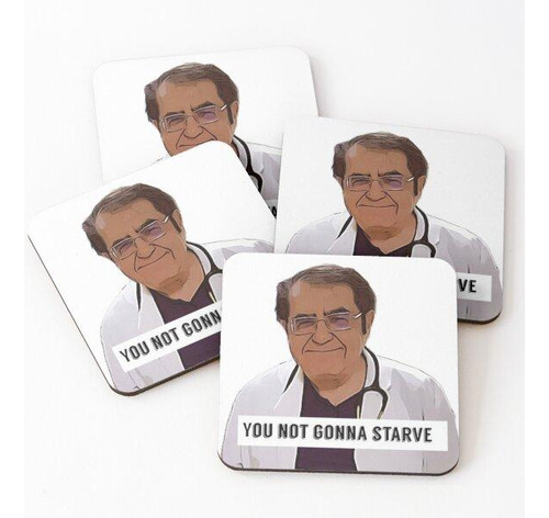 Set Posavasos Dr Now Original Willow Days, Dr Now, Doctor No