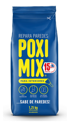 Poxi Mix Interior Mezcla Adhesiva Plastica 1,25 Kg Mm