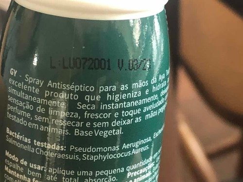 Imagem 6 de 6 de Gy Spray Antisséptico Para Mãos 60ml Antibacteriano
