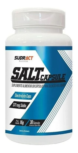 Cápsulas De Sal - Salt Capsule - 30 Cápsulas - Eletrólitos