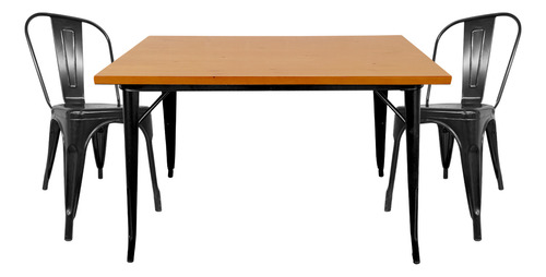 Mesa De Comedor Tolix Rectangular 120x80 By Bellair