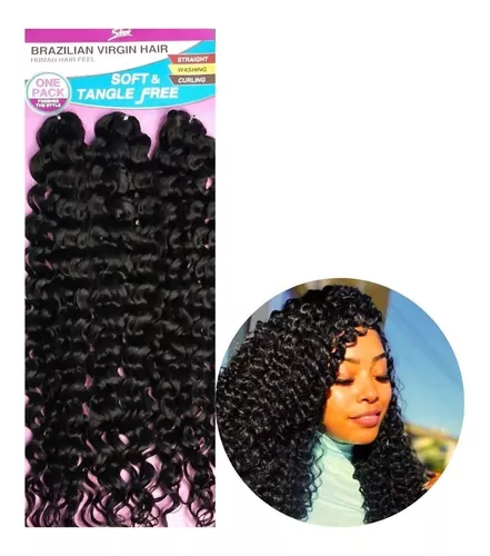 Cabelo Bio Vegetal Cacheado Luiza Sleek P/ Crochet Braids