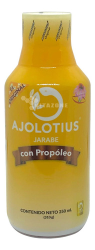 Ajolotius Jarabe Con Propóleo 250 Ml Con Equinácea Sabor Miel