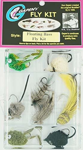 Señuelo - Gapen's Floating Bass Fly Kit De 8 Piezas