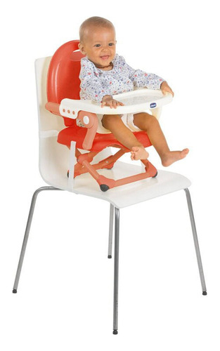 Cadeira De Alimentação Pocket Snack Poppy Vermelho Chicco