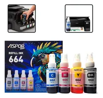 Comprar Tintas Compatibles Para Impresoras Epson T664 Bk\u002Fc\u002Fm\u002Fa Aspor