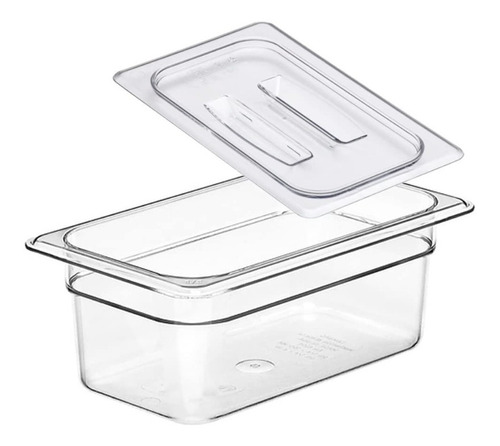 Inserto Cuarto 1/4 Policarbonato C Tapa 10cm Cambro Shorbull