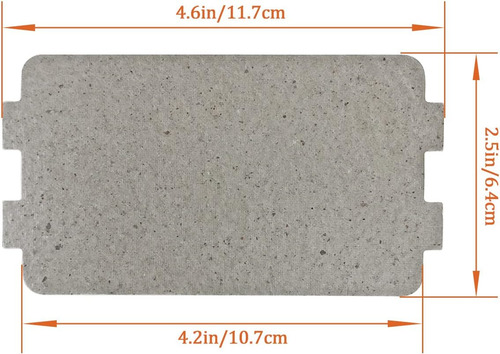 10 Lámina Mica Para Horno Microondas Cubierta Guía Ondas