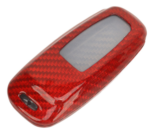 Capa Red Red Key Fob Em Liga De Alumínio De Fibra De Carbono