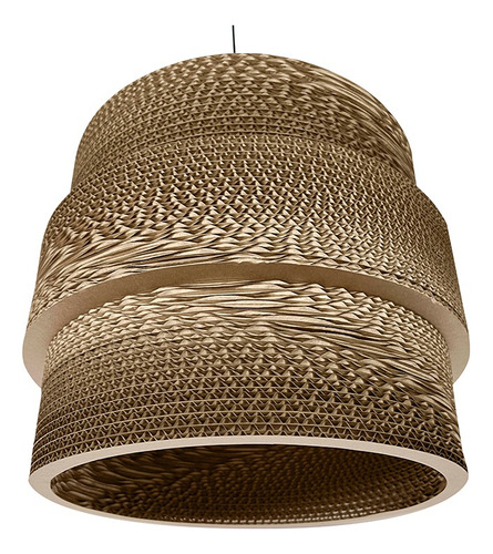 Lampara De Techo Miku 33cm Luminaria Living Dormitorio Lcm Estructura Marrón