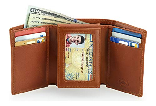 Cartera Triple Stealth Mode Cartera Con Bloqueo Rfid Con