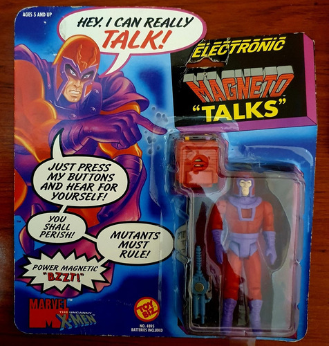 Magneto Electronic Talks Marvel Vintage Toy Biz X-men