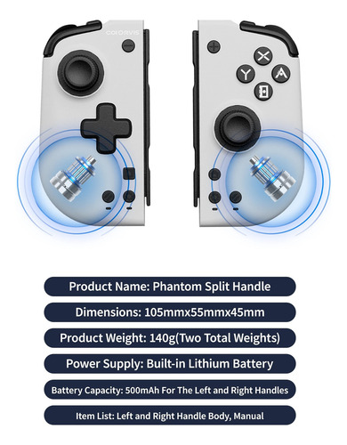 Coiorvis Joycon Mando Bluetooth Para Nintendo Switch