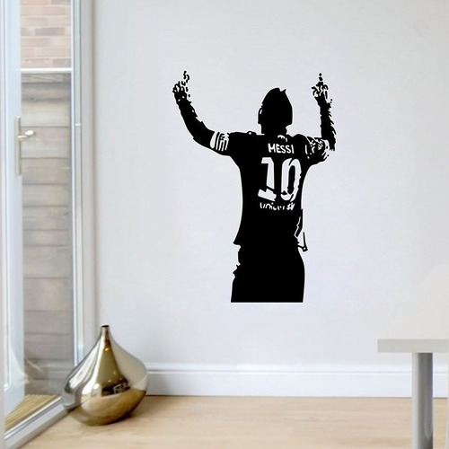  Vinilo Decorativo Autoadhesivo - Messi Barcelona 57x83 Cm