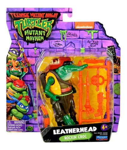 Tortugas Ninja Movie Leatherhead C/acc 10 Cm  83269 Srj