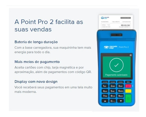 Imagem 3 de 5 de Point Pro 2 - Máquina De Cartão Profissional Imprime Recibo