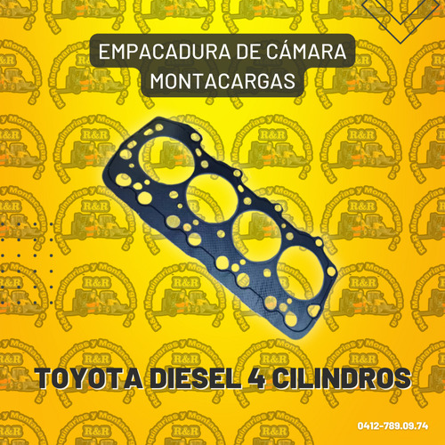 Empacadura De Cámara Montacargas Toyota Diesel 4 Cilindros