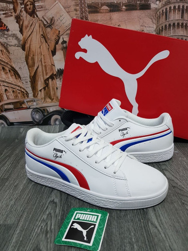 puma clyde azul