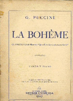 G. Puccini: La Boheme