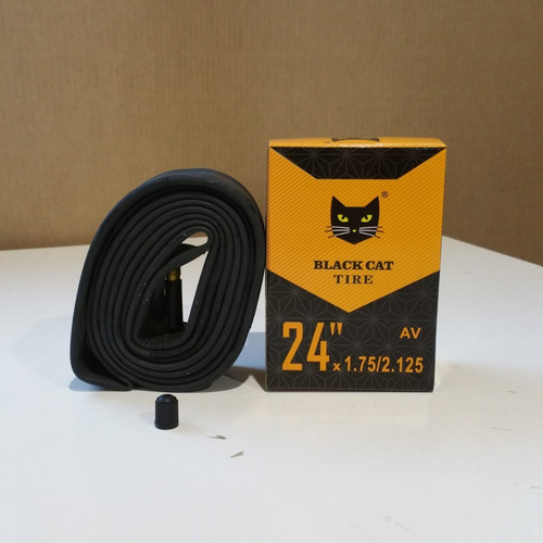 Imagen 7 de 8 de Camara Para Bicicletas Aro 24 Valvula De Auto / Schrader