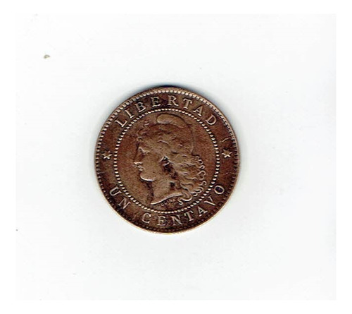 Moneda Argentina, 1 Centavo, 1896. Jp (Usado)