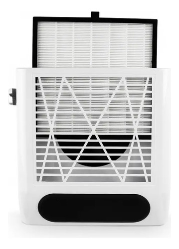 Coletor De Pó D&z Grelha Com Apoio 80w Bivolts Sugador De Pó Cor Branco