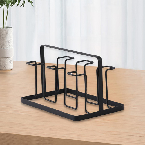 Para Estante Secado Tazas, 6 Portavasos, Soporte Vasos