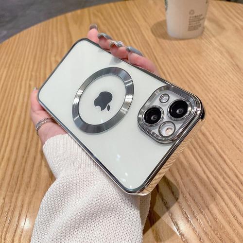 Funda Magnética De Tpu Con Película De Lente Para iPhone