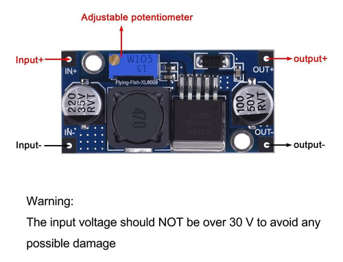 Kit 2 Modulos Xl6009e1 Elevadores De Voltaje Dc-dc Step-up