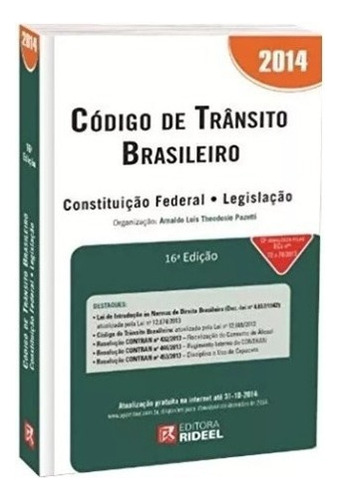 Livro Código De Trânsito Brasileiro - Promoção