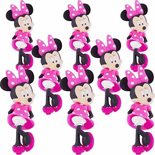 Hedstrom Minnie Mouse Super Realz Stretch Toy, Paquete De 8 