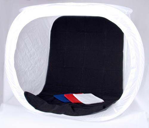 Imagen 6 de 10 de Carpa Caja De Luz Cubo 80x80x80 P/iluminacion Portatil