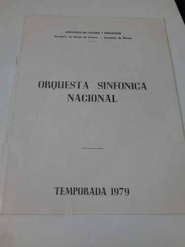 Auditorium De Belgrano. Programa 26/9/79    Cristina Cid